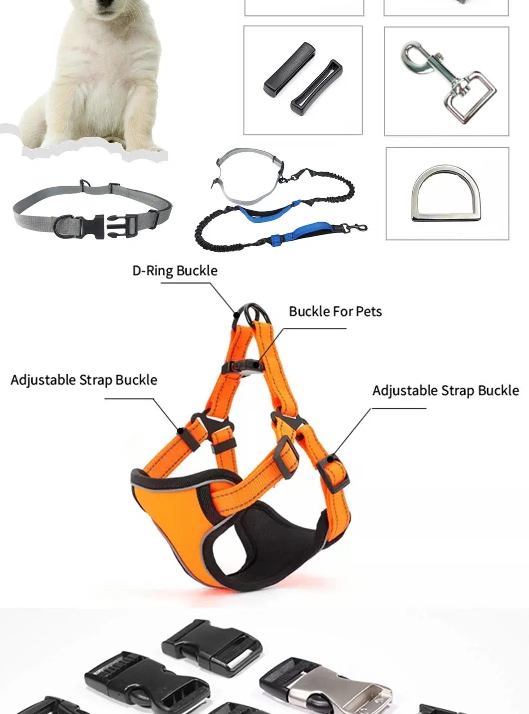 Black POM Plastic Snap Clip Hooks Carabiner Strap Hooks Clip Buckles Hiking Travel Backpack Snap Hook