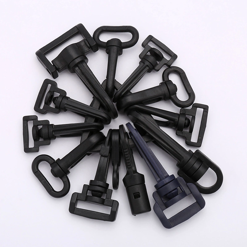 Wholesale High Quality Grey Color Snap Clip Plastic Spring Snap Hooks for Bags