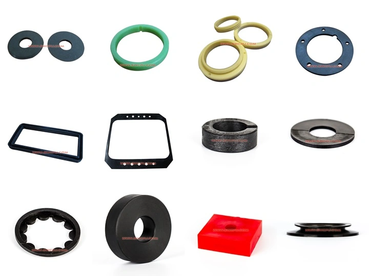 Low-Cost OEM Solid Flanged Nylon PA66 ABS POM LDPE Plastic Gaskets Ring