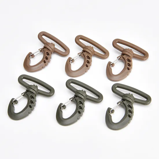 Plastic Rotatable Clips for Bags Plastic Swivel Snap Hooks 