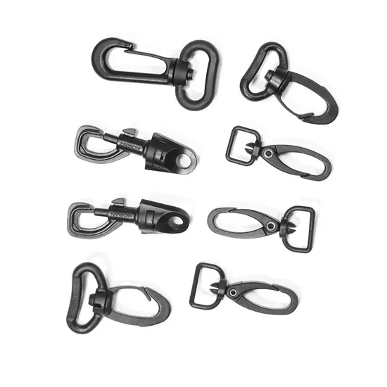 Swivel Snap Hook Trigger Clips Lanyard Hooks Webbing Buckle Keychain Backpack DIY Accessories Plastic 20mm 25mm 32mm 38mm 51mm 