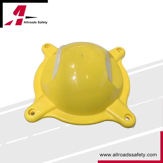 Wholesale Price High Loading Fluorescent Yellow Plastic Road Safety Warning Marker Stud 