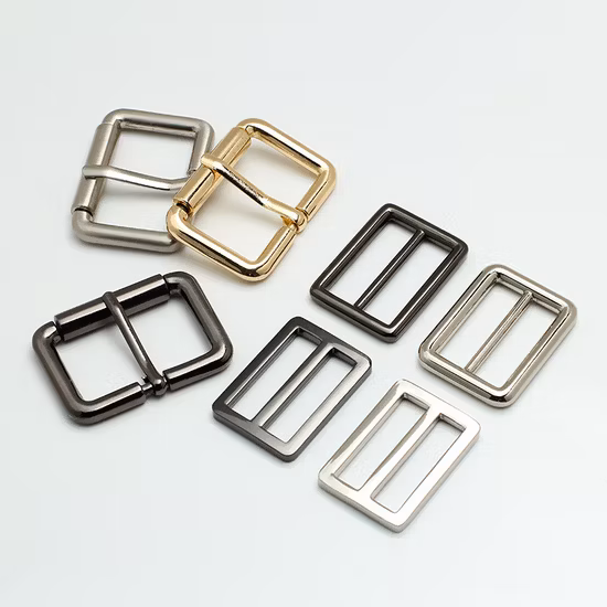 Buckle Zinc Alloy Handbag Hardware Accessories Bag Shoulder Strap Webbing Pet Collar Adjustable Slider Buckles