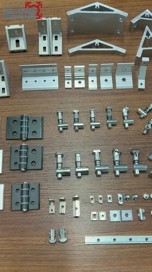 Automation in Industry Aluminum Profile Accessories Plastic Handles Hardware Door Handle 