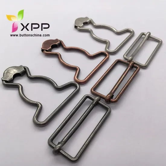 Cucurbit Metal Buckle and Slider with Brass Pin 