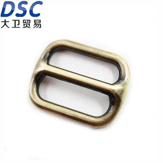 Bar Slide Zinc Alloy Metal Slide Buckles Metal Backpack Slider Triangle Adjuster Buckle Strap Webbing Clasp 
