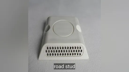 Plastic Road Studs in Yellow and Red Colors for Road Safety 