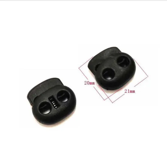 Versatile Cylindrical Plastic Spring Buckle for Cord Adjustments 