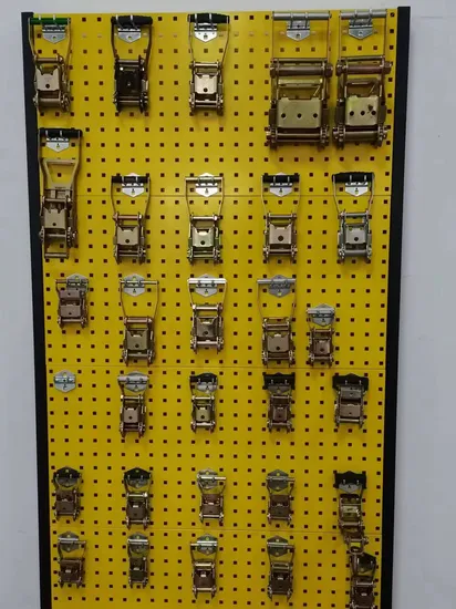 Factory Price 2′′ 50mm 5000kg Tie Down Ratchet Buckle with Plastic Handle 