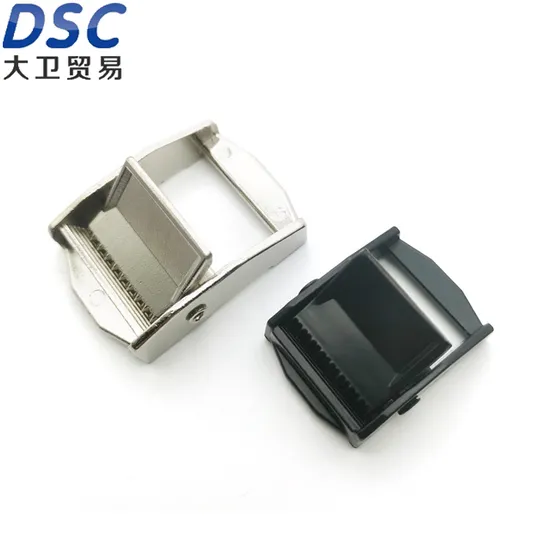Black Zinc Alloy Cam Buckle Ratchet Buckle Luggage Bag Belt Buckle 