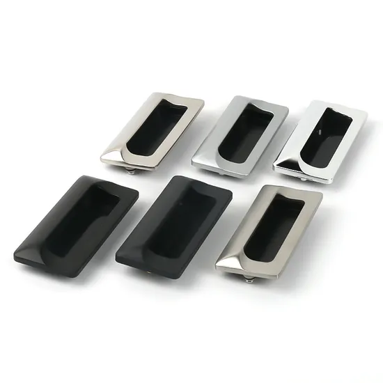 Ls122 Black Furniture Door Window Plastic Pull Handle 