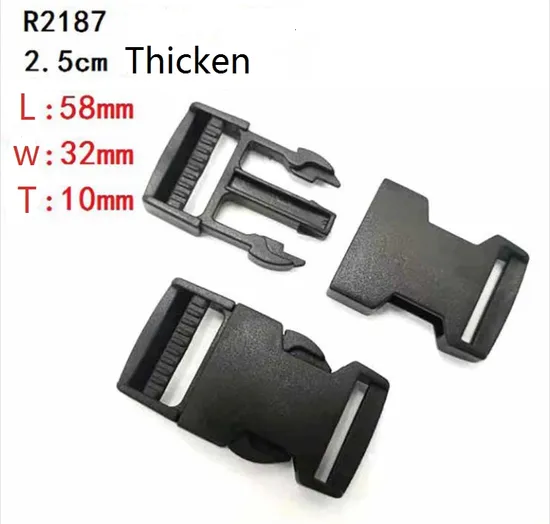 Stylish Plastic Buckles for Bags Belts and Straps Use 