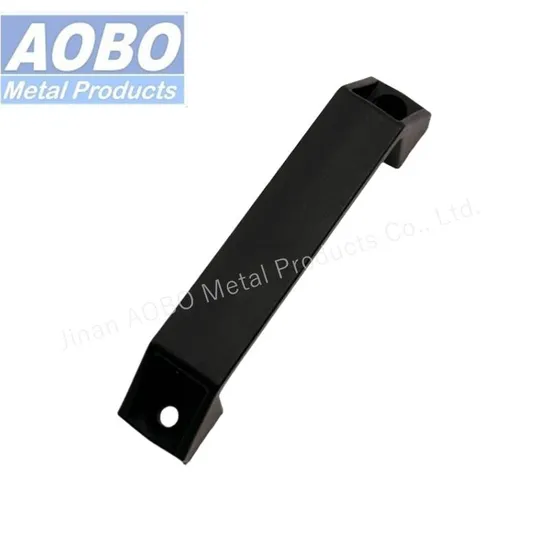 Aobo Nylon Black Plastic Industrial Equipment Handle Plastic Heavy Duty Flat Cabinet Door U