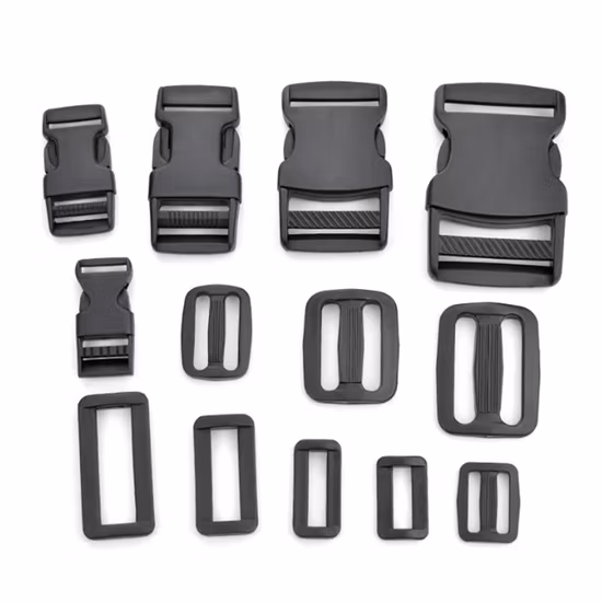 Factory Wholesale Plastic Strap Colorful Adjuster Slider Tri Glide Buckle for Dog Collar Leash