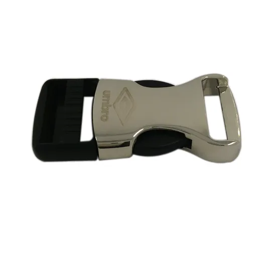 Silk Printed 20mm Plastic Metal Side Release Buckle 
