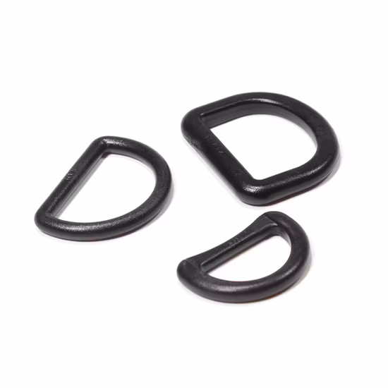 Factory Custom Logo Black POM Plastic Bag Strap Ladder Adjuster High Quality Cam Buckle