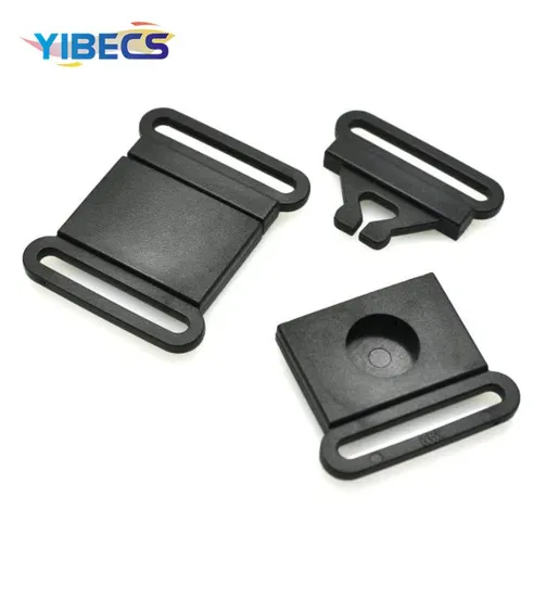 Plastic POM Black Quick Neck Release Clasp Lock Lanyard Safety Breakaway Buckle Clip Accessories 